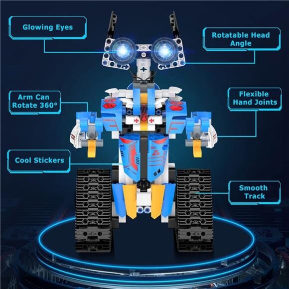 Robot Toys for 8-16 Year Old Boys Girls Kids with APP or Remote Control Science - Picture 2 of 7